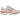 Nike P-6000 White Platinum Tint Black Picante Red baskets en vue latérale avec empeigne en mesh blanc, détails superposés et logo swoosh rouge contrastant.