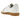 Adidas BW Army Footwear White baskets en vue latérale avec cuir blanc, détails en daim gris clair sur le bout et semelle gomme classique