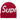 Supreme Big Logo Beanie FW25 Red baskets vue de face du bonnet rouge tricoté avec grand logo blanc sur le devant et revers classique
