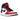 Air Jordan 1 Retro High Satin Snake Chicago baskets en vue latérale avec du satin rouge sur le talon et la pointe et un motif peau de serpent.