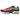 Nike Air Max Plus Black Green Strike Flash Crimson White baskets vue latérale avec empeigne en mesh noir, détails verts et logo swoosh rouge vif.