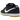 Baskets Nike SB Dunk Low Pro Black Gum en vue latérale avec empeigne en daim noir, semelle intermédiaire blanche et semelle en gomme