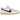 Nike SB Dunk Low Pro White Gum baskets vue latérale avec empeigne blanche, semelle en gomme marron et logo Nike noir classique