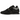 Nike Romaleos 4 Black White baskets en vue sous angle avec empeigne noire, semelle blanche et logo lateral