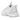 Nike React Vision White Light Smoke Grey baskets vue latérale avec empeigne en mesh blanc, détails gris et semelle intermédiaire épaisse.