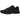 Nike P-6000 Black baskets vue de profil montrant le design en mesh noir, les superpositions en cuir et la semelle extérieure blanche et robuste