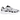 Nike P-6000 Pure Platinum baskets vue latérale avec design en maille blanche, renforts en cuir argenté et semelle en caoutchouc détaillée