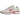 Nike P-6000 Phantom Dragon Red baskets vue angulaire avec mesh blanc, empiècements en cuir Phantom et détails swoosh rouge contrastant
