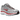 Nike P-6000 Metallic Silver Gym Red baskets vue latérale avec empeigne en mesh argenté, détails rouges et semelle en caoutchouc blanc rétro