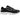 Nike P-6000 Black White Metallic Silver baskets vue latérale avec détails en mesh noir, renforts argentés et semelle intermédiaire blanche.