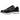 Nike P-6000 Black White Metallic Silver baskets en vue latérale avec empeigne en mesh noir, détails argentés et semelle blanche