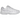 Nike P-6000 Triple White baskets vue latérale avec empeigne en mesh blanc, superpositions synthétiques et Swoosh blanc emblématique.