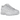 Nike P-6000 Triple White baskets vue latérale avec empeigne en mesh blanc, superpositions en cuir, lacets blancs et semelle intermédiaire épaisse