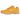 Nike P-6000 University Gold baskets en vue latérale élégante avec détails en cuir jaune, empeigne en mesh blanc et logo Swoosh visible