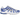 Nike P-6000 Racer Blue Metallic Silver White baskets vue latérale avec maille blanche, superpositions argentées et logo bleu
