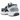 Nike Zoom Vomero 5 SE SP Dark Grey Black White baskets vue latérale avec empeigne en mesh gris, détails noirs et structure de talon en plastique