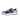 Nike Zoom Vomero 5 White Racer Blue Black baskets vue latérale avec mesh blanc, détails bleus, swoosh noir et semelle texturée