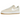 Nike Air Force 1 Low Premium Light Cream Gum baskets en vue latérale avec empeigne en cuir crème, coutures visibles et semelle en gomme.