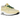 Nike Air Max 1 Lemonade baskets en vue latérale avec son empeigne jaune emblématique, des détails vert citron, un motif réfléchissant et semelle blanche.