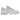 Nike Air Zoom Spiridon Cage 2 White baskets vue latérale avec empeigne en mesh blanc, semelle intermédiaire Cage emblématique et détails argentés.