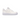 Nike Air Force 1 LX Reveal Black Swoosh baskets en profil latérale classique avec empeigne blanche, pointe perforée et logo Swoosh noir distinctif