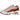 Nike Air Max 95 Recraft Photon Dust Picante Red baskets vue latérale avec design superposé, empeigne blanche et détails rouges sur la semelle.