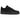 Nike Air Force 1 Low '07 WB Triple Black Nubuck baskets vue latérale avec empeigne en nubuck noir, lacets assortis et semelle extérieure noire