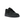 Nike Air Force 1 Low '07 WB Triple Black Nubuck baskets en vue latérale, conçues en nubuck noir avec une semelle et des lacets assortis.