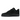 Nike Air Force 1 Low '07 WB Triple Black Nubuck baskets en vue latérale, conçues en nubuck noir avec des lacets et une semelle assortis.