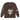 Travis Scott Reverse Jack Long-Sleeve Tee Brown baskets vue de face présentant un imprimé graphique sur la poitrine et les manches en coton