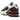 Baskets Nike Air Max Plus 3 White Black Team Orange en vue angulaire montrant l'empeigne blanche, les détails noirs et le logo orange vif.