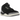 Air Jordan 3 Retro Off Noir baskets en vue inclinée avec une empeigne en daim noir, l'imprimé éléphant emblématique et une unité Air visible