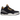Air Jordan 3 Retro Black Cement Gold baskets vue latérale avec empeigne en cuir noir, motifs elephant print emblématiques et semelle blanche à unité Air.