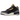 Air Jordan 3 Retro Black Cement Gold baskets vue latérale avec empeigne en cuir noir classique, motifs éléphant et touches dorées sur le laçage.