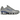 Nike Shox TL Wolf Grey Metallic Silver Blue baskets vue latérale avec son amorti Shox signature et son empeigne en mesh argenté