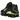 Nike Shox TL Black Dynamic Yellow Metallic Silver baskets profil latéral avec tige noire, accents jaunes et la semelle intermédiaire mécanique Shox.