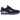 Nike Shox TL Black Racer Blue Metallic Silver baskets vue latérale avec empeigne noire, colonnes Shox emblématiques et détails bleu électrique