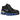 Nike Shox TL Black Racer Blue Metallic Silver baskets vue latérale avec amorti Shox noir iconique, swoosh bleu et détails métalliques argentés en mesh.