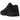 Nike Air Max 90 Recraft Triple Black baskets profil, fabriquées en maille et cuir noir avec unité Air visible dans la semelle intermédiaire noire assortie.
