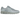 Nike Air Max 90 Wolf Grey baskets vue latérale avec empeigne en cuir et mesh gris, lacets blancs et l'unité Air classique visible au niveau du talon.