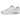 Nike Air Max 90 Recraft Triple White baskets en vue laterale avec une tige entiere blanche, des lacets et une bulle d'air