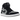 Air Jordan 1 Zoom CMFT Black Light Smoke Grey baskets vue latérale avec empeigne en cuir noir, nuances de gris et semelle intercalaire blanche à logo Swoosh