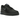 Nike Air Force 1 Low Jewel Black Grey Royal baskets vue latérale avec empeigne noire, détails gris et un swoosh Jewel bleu brillant sur le côté