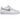 Nike Air Force 1 Low White Pink Glaze baskets vue latérale classique avec tige en cuir blanc, swoosh rose et détails de la semelle.