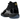 Baskets Air Jordan 11 Retro Gamma Blue vue latérale avec son garde-boue en cuir verni noir brillant, accents bleus et semelle extérieure translucide