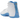Air Jordan 12 Retro Melo baskets vue latérale avec empeigne en cuir blanc, garde-boue bleu clair et œillets métalliques iconiques