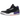 Air Jordan 3 Retro Black Court Purple baskets vue latérale avec empeigne en cuir noir, détails violets et semelle Air classique.