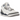 Air Jordan 3 Retro Midnight Navy baskets en vue latérale, mettant en valeur l'empeigne en cuir blanc, les détails éléphant et des touches bleu marine.