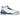 Air Jordan 3 Retro Wizards baskets en vue latérale classique avec cuir blanc, détails en imprimé éléphant et semelle accentuée de bleu.