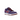 Nike Dunk Low Plum baskets vue latérale présentant une base en daim violet profond avec des superpositions contrastées et un logo Swoosh rougeâtre